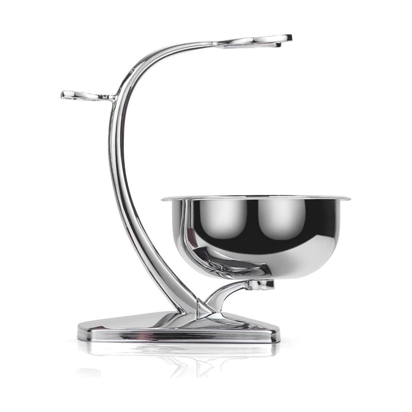 GRUTTI Safety Razor Stand with Magnetic Bowl & Holder - 304 Stainless Steel Shaving Set, Non-Slip Base - Best Father's Day Gift for Men