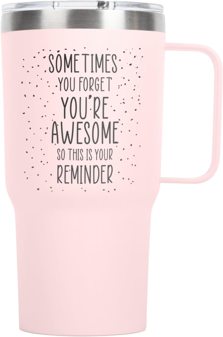 KLUBI Cute Pink Birthday Gifts for Women - Sometimes You Forget Your Awesome Gifts for Women Mothers Day Gifts for Her Gifts for Coworkers College Girl Gift Ideas Boss Day Gifts Mothers Day Mugs