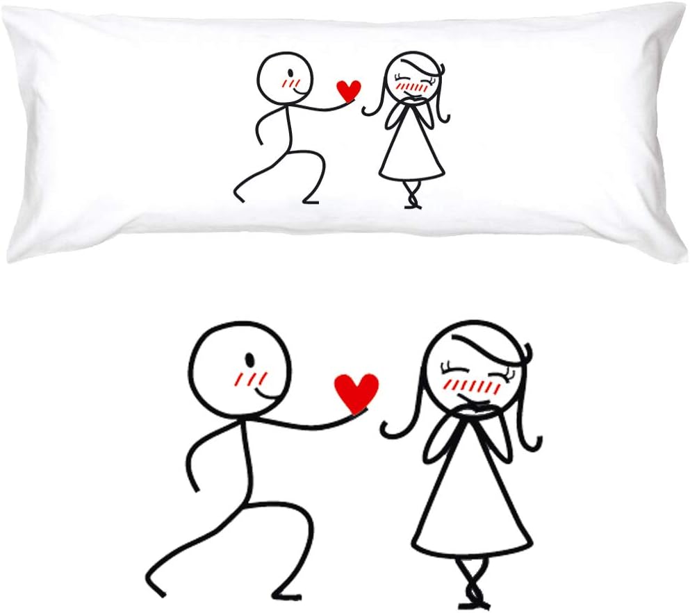 BOLDLOFT My Heart Belongs to You Body Pillow Cover-Cute Body Pillow Cover,2 Year, Valentine’s Day Gifts,Birthday Gifts for Her,Romantic Gifts for Her