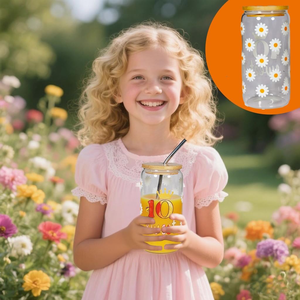 10 Year Old Girl Gifts, Unique Sweet 10 Year Old Birthday Gift Ideas, Happy 10th Birthday Decorations Gifts for Teenager Girls, Younger Sister, Daughters, Granddaughters