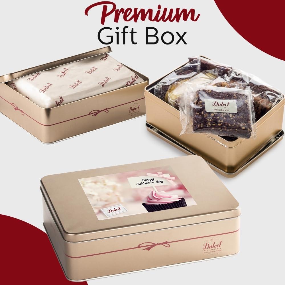 Mother’s Day Gift Baskets for Women, Mom, Grandmother, Sister, Daughter, Mother-in-Law, or that Special Woman Gourmet Food Gifts By Dulcet Gift Baskets