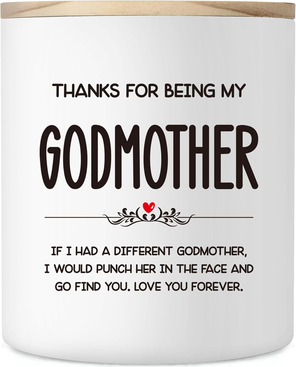 Godmother Gifts Mother's Day, 10oz Funny Godmother Candle Gifts from Godchild, Godmother Proposal Gift, Godmother Gift from Goddaughter, Godson, Scented Soy Candle