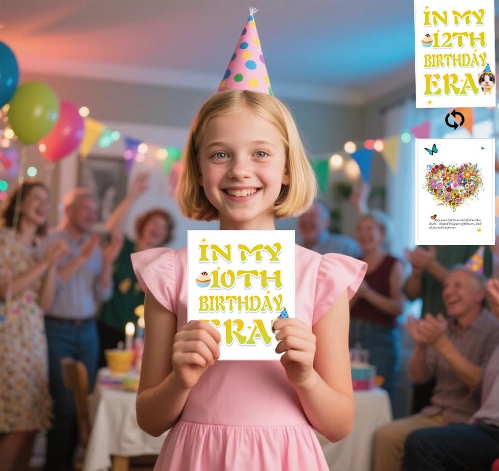10 Year Old Girl Gifts, Unique Sweet 10 Year Old Birthday Gift Ideas, Happy 10th Birthday Decorations Gifts for Teenager Girls, Younger Sister, Daughters, Granddaughters