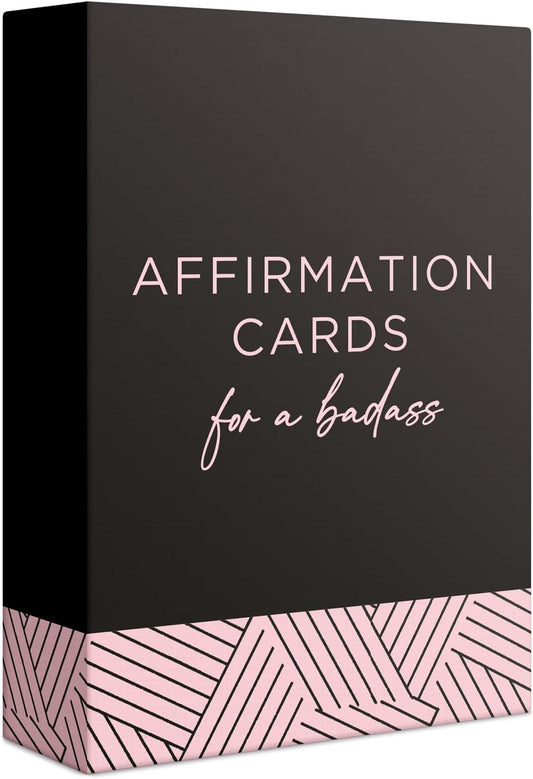52 Affirmation Cards for a Badass - Daily Motivational Birthday Gifts for Women, Best Friend, Self Care, Her, Sister, Daughter, Mom and More
