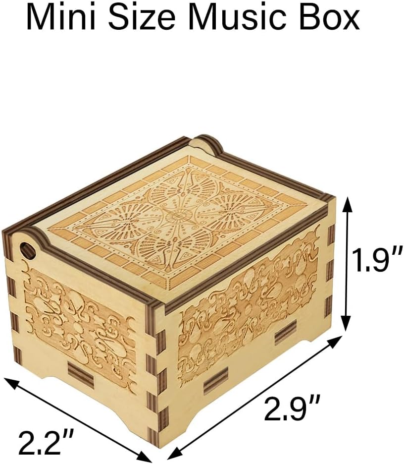 Wife Gifts from Husband, Wooden Music Box, Best Wife Gifts, Suitable for Birthday/Anniversary/Valentine's Day/Christmas/Keepsake