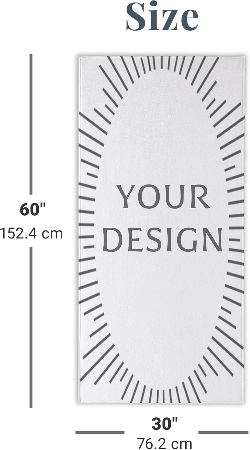Let's Make Memories Personalized Beach Towel - for Couples - Newlyweds - Honeymoon - Destination Wedding - Custom Message - Oversized - Just Married - Mr.