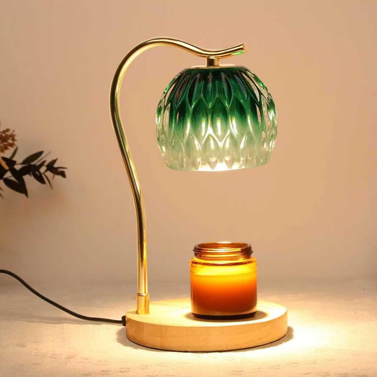 GEEZO Fragrance Candle Warmer Lamp,Electric Candle Warmer with Timer & Dimmer,Mom Christmas Birthday Gifts for Women, House Warming Gifts New Home Bedroom Decor