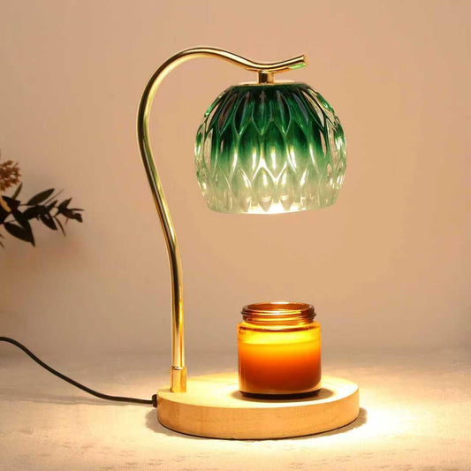 GEEZO Fragrance Candle Warmer Lamp,Electric Candle Warmer with Timer & Dimmer,Mom Christmas Birthday Gifts for Women, House Warming Gifts New Home Bedroom Decor