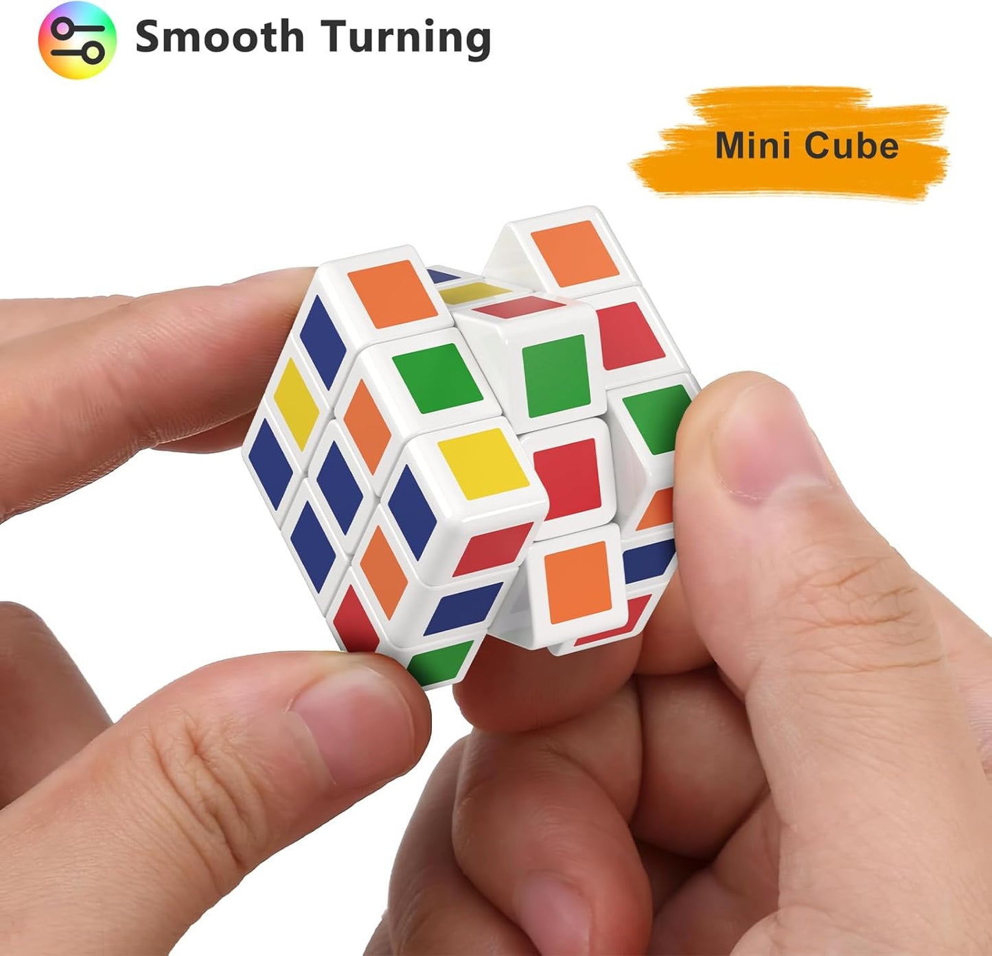 48 Pack Mini Cube Puzzle Party Favors for Kids, 1.18in 3x3x3 Magic Cube Toy for Student School Rewards Classroom Prize Goodie Bag Stuffers, Gift for Birthday Easter Valentines Christmas