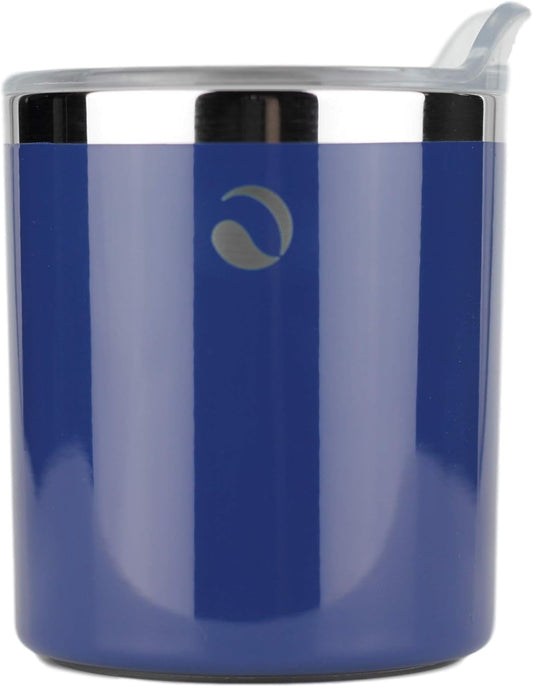 Drinco- 10oz Stainless Steel Tumbler, Vacuum Insulated Tumbler Whiskey Glass, Rocks Glass, GULT (10oz Whiskey Tumbler, Prussian)