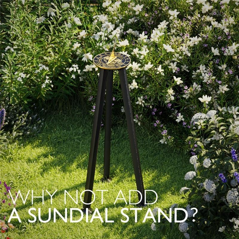 The Metal Foundry Personalized China 20th Sundial - Heavy Duty Recycled Brass Home Decor, Garden Present Made in The UK for Parents, Grandparents, Friends, Couples 20 Years Marriage
