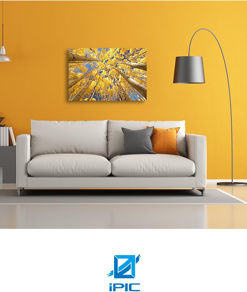 IPIC - Fall in Love, Personalized Artwork with Names and Date on, Customized Gift for Anniversary,Wedding,Birthday and Holidays. 24x16