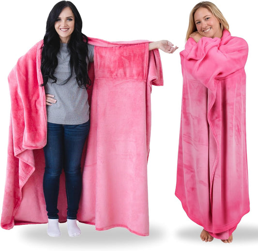 Wearable Blankets for Women, Adult Wearable Blanket Men, Girlfriend Gifts for Women Dorm Room Essentials for Her