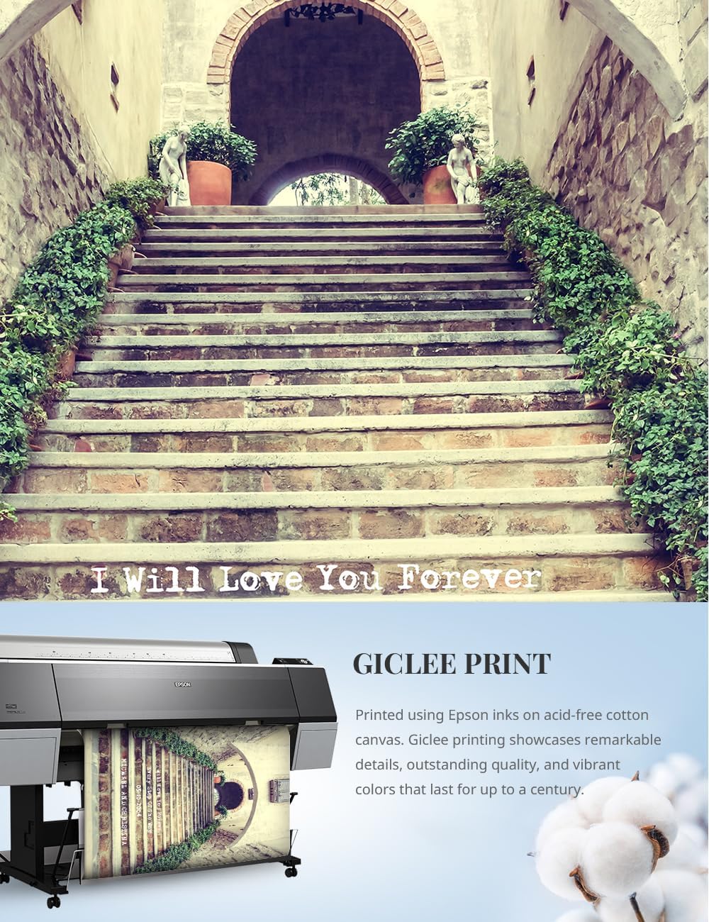 IPIC - Love You Every Step, Personalized Canvas Wall Art with Names and Date on for Home Decor, Customized Gift for Anniversary,Wedding,Birthday and Holidays.