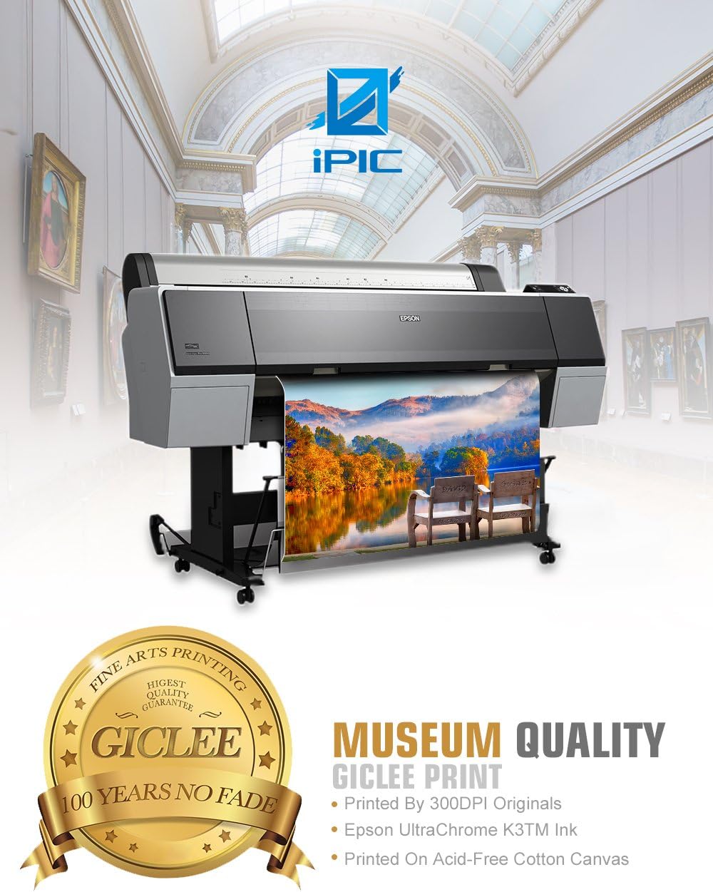 IPIC - Grow Old Together, Personalized Artwork with Names and Date on, Customized Gift for Anniversary,Wedding,Birthday and Holidays. 24x16