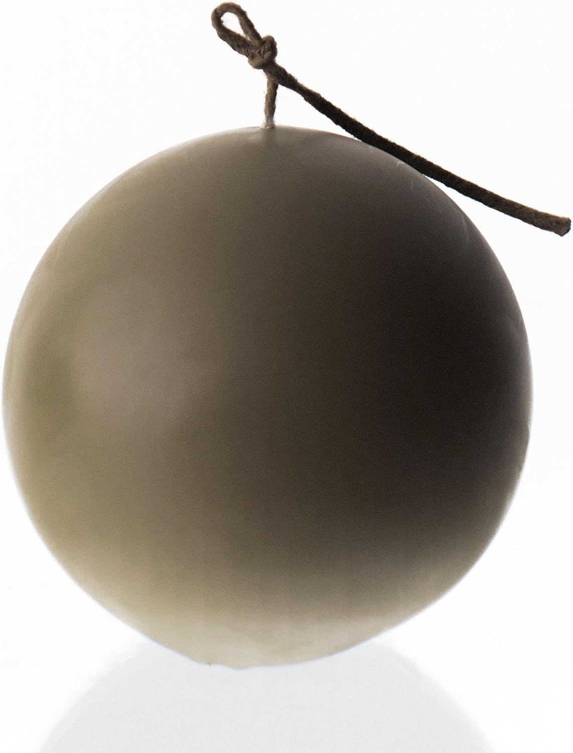 LAWA Sphere Candle - Beautiful Handmade Pillar Scented Soy Wax Elegant Aesthetic Candle Housewarming Gift Home Room Shelf Decor Idea (Earthy Green, Small)