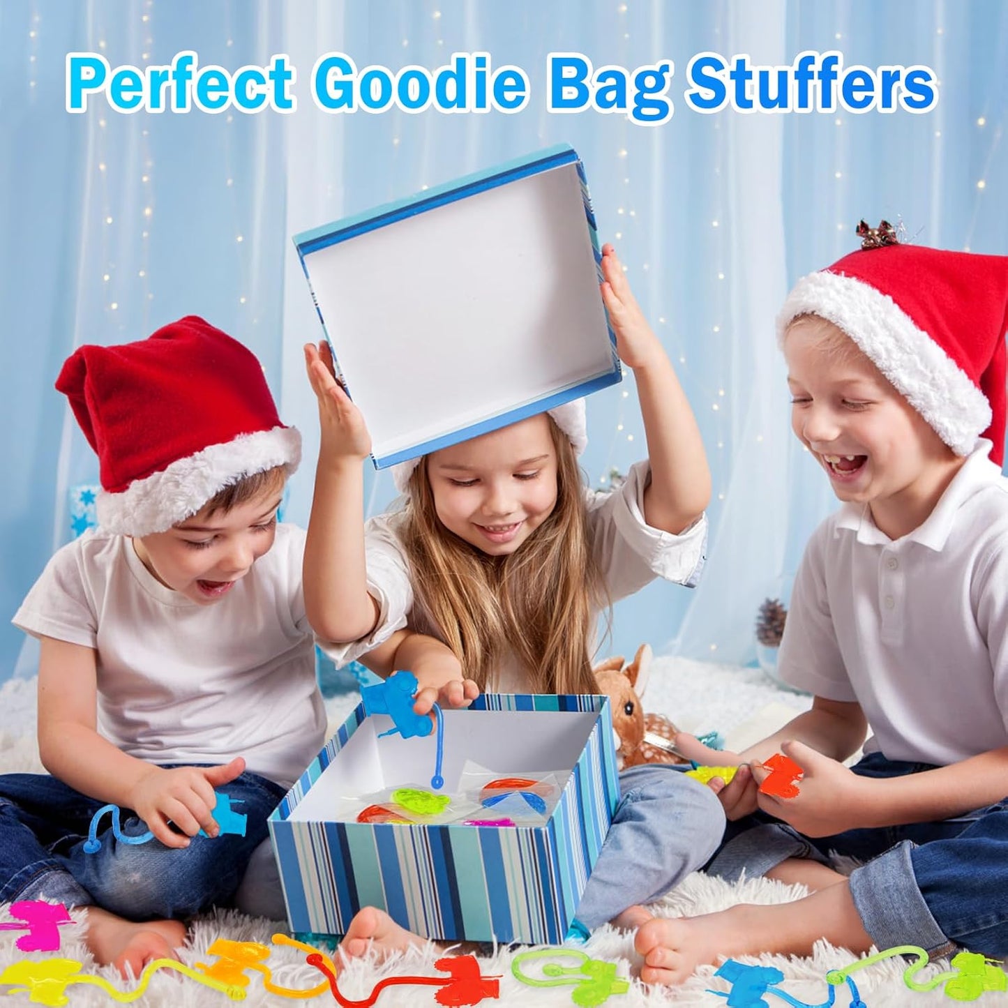 Sticky Hands Bulk 36 PCS Tractor Car Party Favors for Kids Tractors Shape Stretchy Sticky Hand Toy Goodie Bag Stuffers Fillers Treasure Box Toys for Classroom Prizes Carnival Birthday Party Supplies