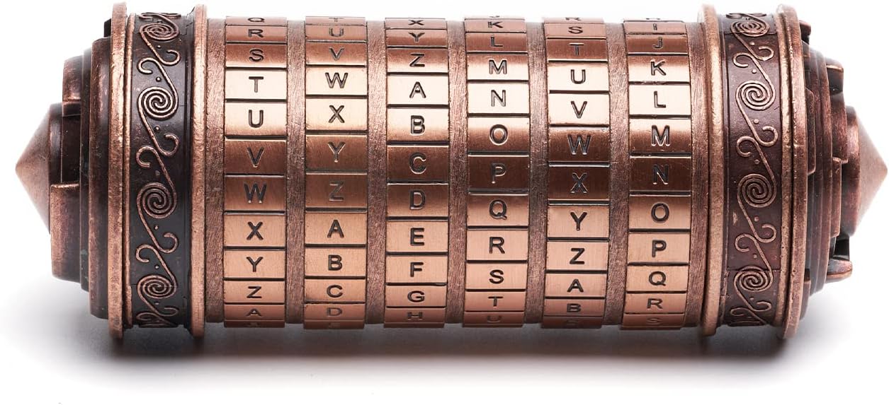 Cryptex Da Vinci Code Money Puzzle Box for Cash Gift Puzzle Boxes with Hidden Compartments Valentine's Day Gift for Boy Birthday Gifts for Her Gifts for Girlfriend Gifts for Men Gift for Mom