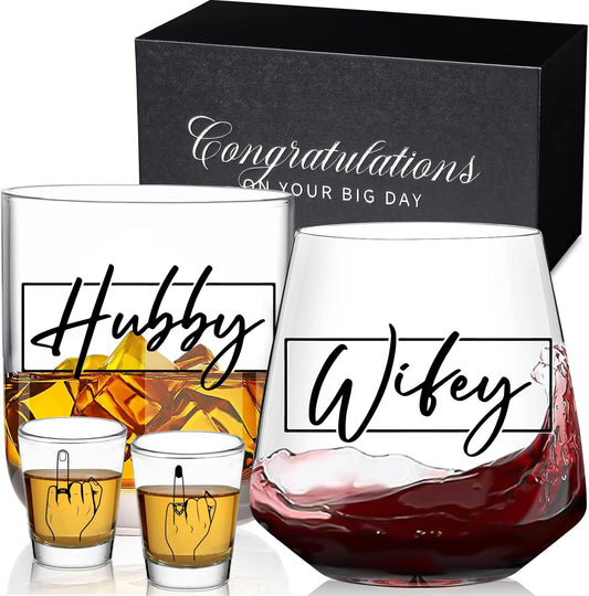 Wedding Gifts for Couples 2025 - Unique Engagement Wedding Gifts for Newlywed Couples Mr and Mrs Him and Her【Memory Box Set】 Cool Couple Wishes for Couples Wife Husband