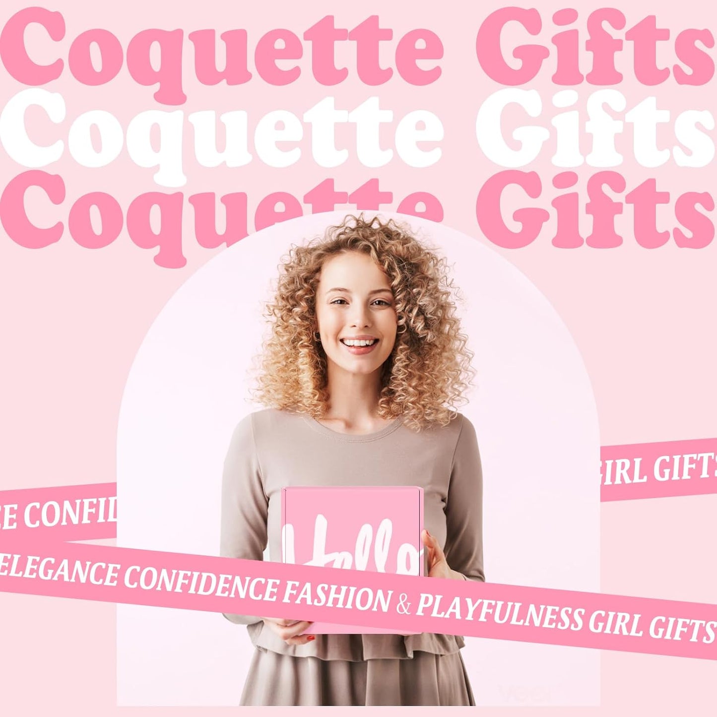 Gift Baskets for Women, 9pcs Unique Happy Birthday Gifts for Women, Best Christmas Ideas Box w/Coquette Bow Aesthetic Cup for Her Teen Girl Sister Friend Friendship Sweet 16th 18th 21st Bday