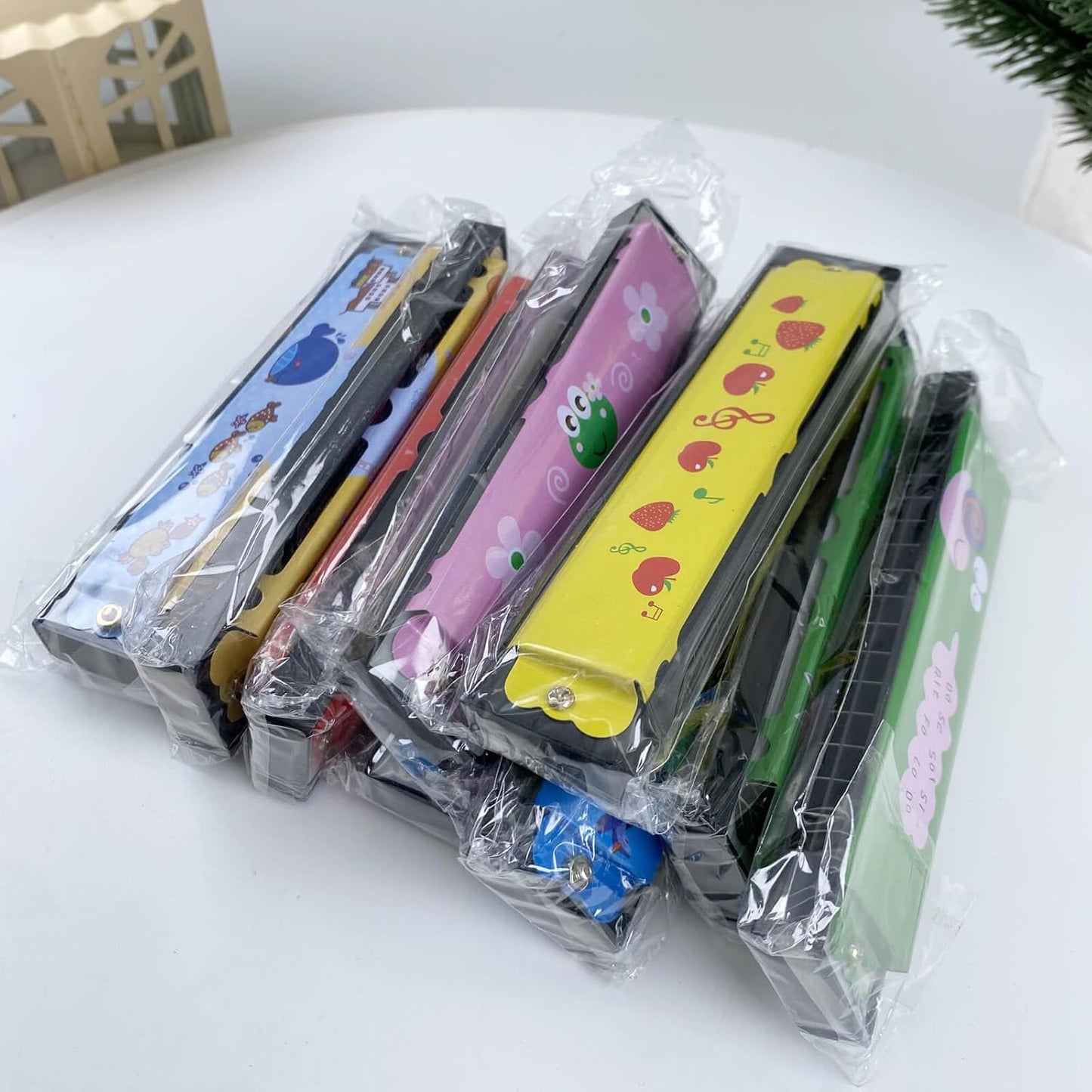 24 Pcs Kids Harmonicas Bulk - Birthday Party Favors Return Gifts for Kids 4-8 8-12 Year Old Boys Girls | Goodie Bags Stuffers for Toddlers, Music Toys & Gift Bag Fillers