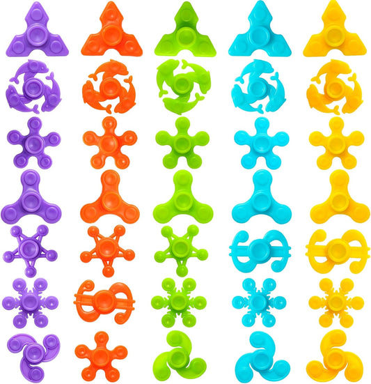 40PCS Fidget Spinners Bulk-Mini Fidget Spinner Toys for Kids Teens Adults Birthday Party Favors,Return Gifts,Goodie Bags Stuffers,Party Games,Classroom Rewards Carnival Prizes
