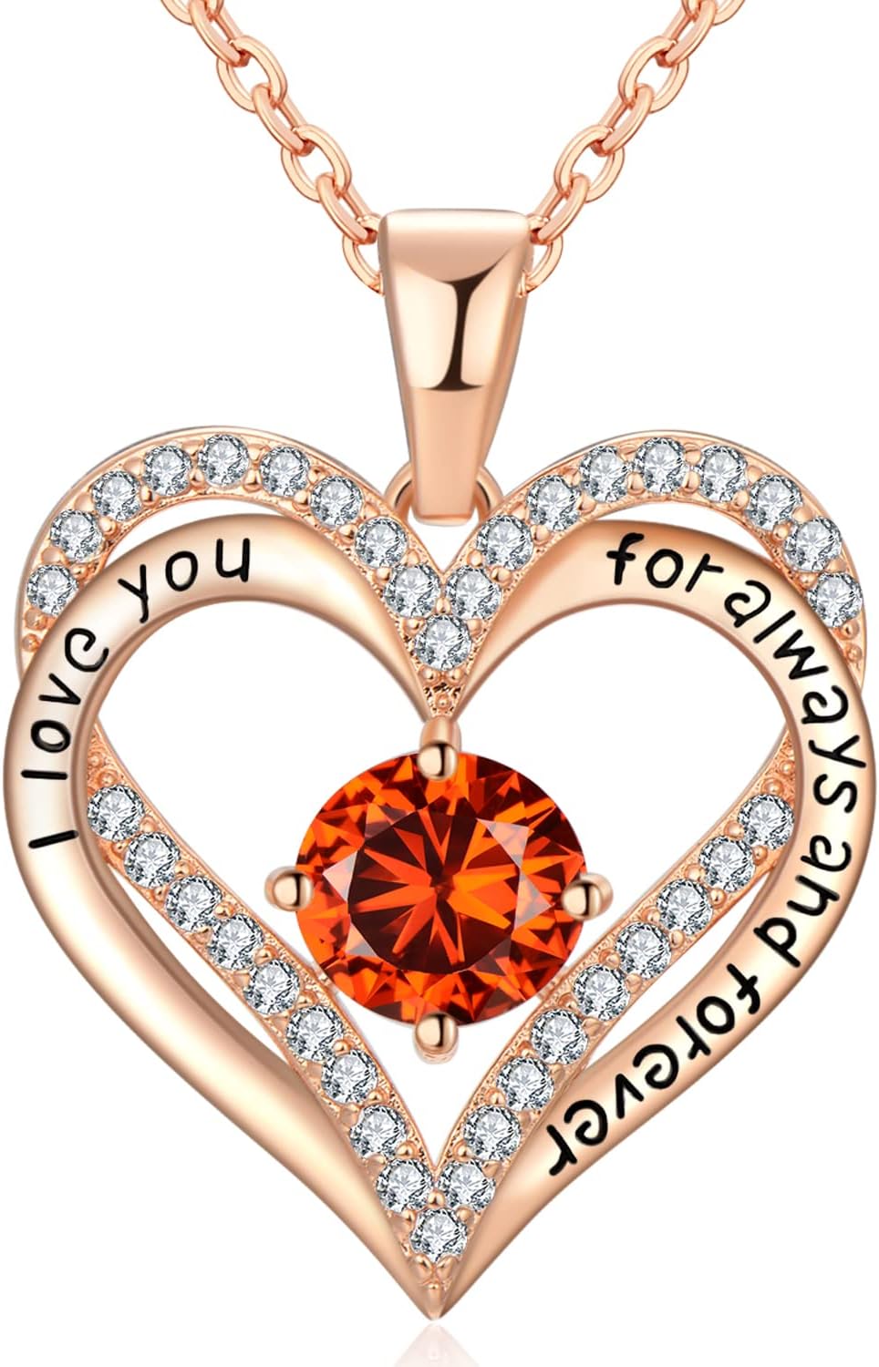 18K Rose Gold Necklaces for Women Birthday Gifts for Women Jewelry for Women Birthday Gifts for Wife Girlfriend Daughter Wife Birthday Gifts for Anniversary Mothers Day Christmas Valentines Gifts