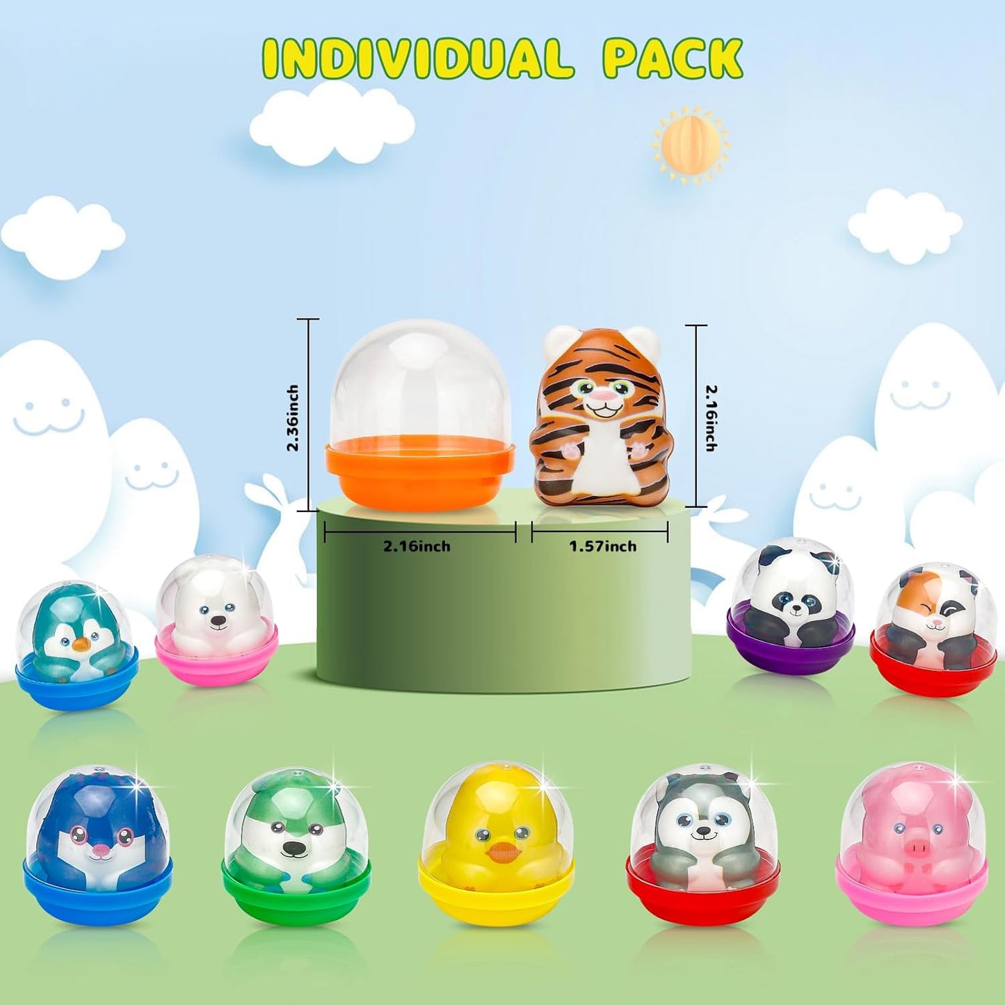 10 Packs Party Favors Slow Rising Stress Relief Squishies for Kids, Birthday Goodie Bag Stuffers,Kids Classroom Prizes,Claw Machine Toys,Mini Animal Toys