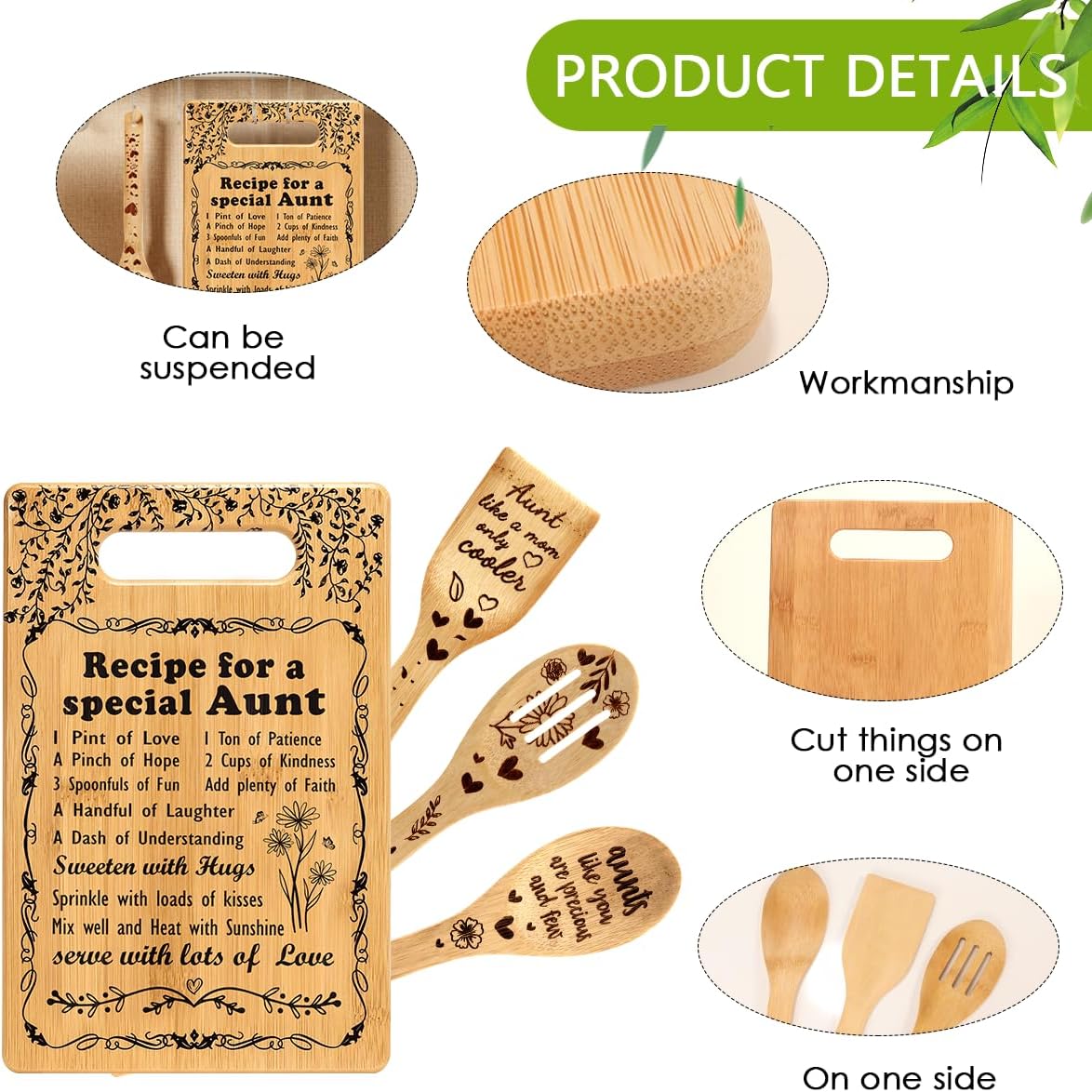 Aunt Gifts Best Aunt Ever Gifts Aunt Gifts from Niece and Nephew Announcement Promoted to Aunt Gifts Birthday Christmas Gifts for New Aunt Aunty Aunties Tia Titi Aunt Cutting Boards for the Kitchen