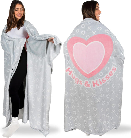 Wearable Blankets for Women, Adult Wearable Blanket Men, Girlfriend Gifts for Women Dorm Room Essentials for Her