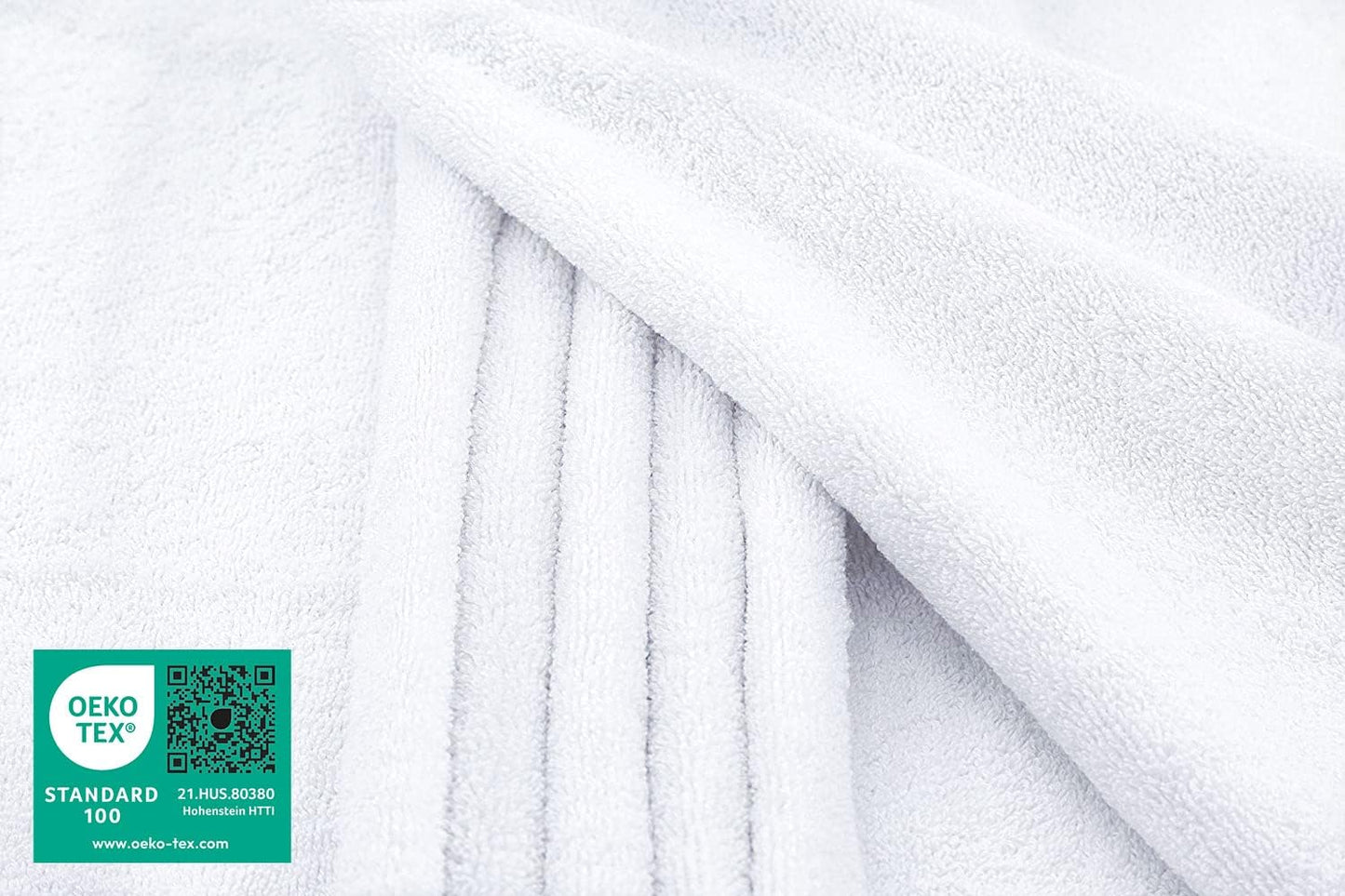 American Soft Linen Oversized Bath Sheet 40x80 Extra Large for Bathroom, 600 GSM 100% Cotton Turkish Jumbo Bathsheet Towels for Adults, White Bath Sheet