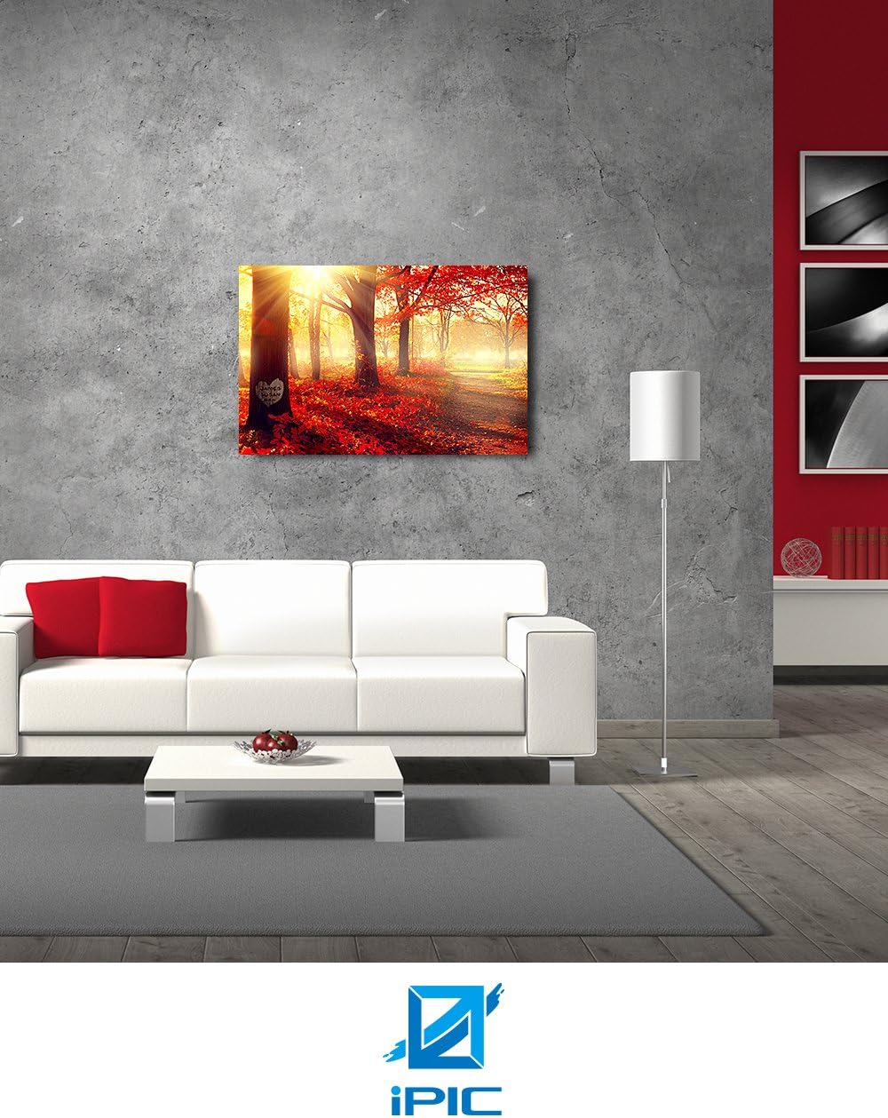 IPIC - You Are My Sunshine, Personalized Artwork with Names and Date on, Customized Gift for Anniversary,Wedding,Birthday and Holidays. 30x20