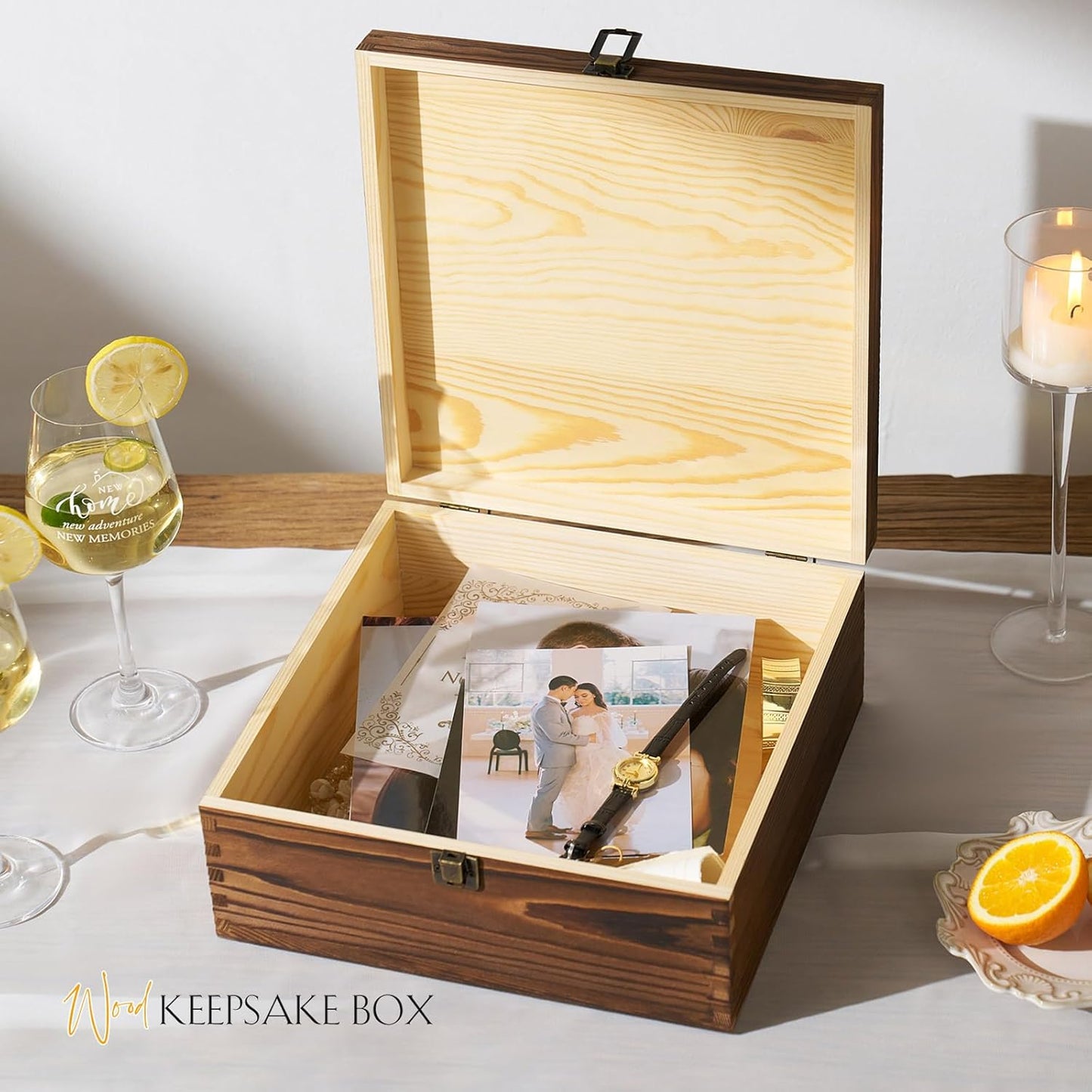 AW BRIDAL House Warming Gifts New Home Gift for New Homeowners, Closing Gifts for Home Buyers Couples First Apartment House Gift Basket for Couple Women