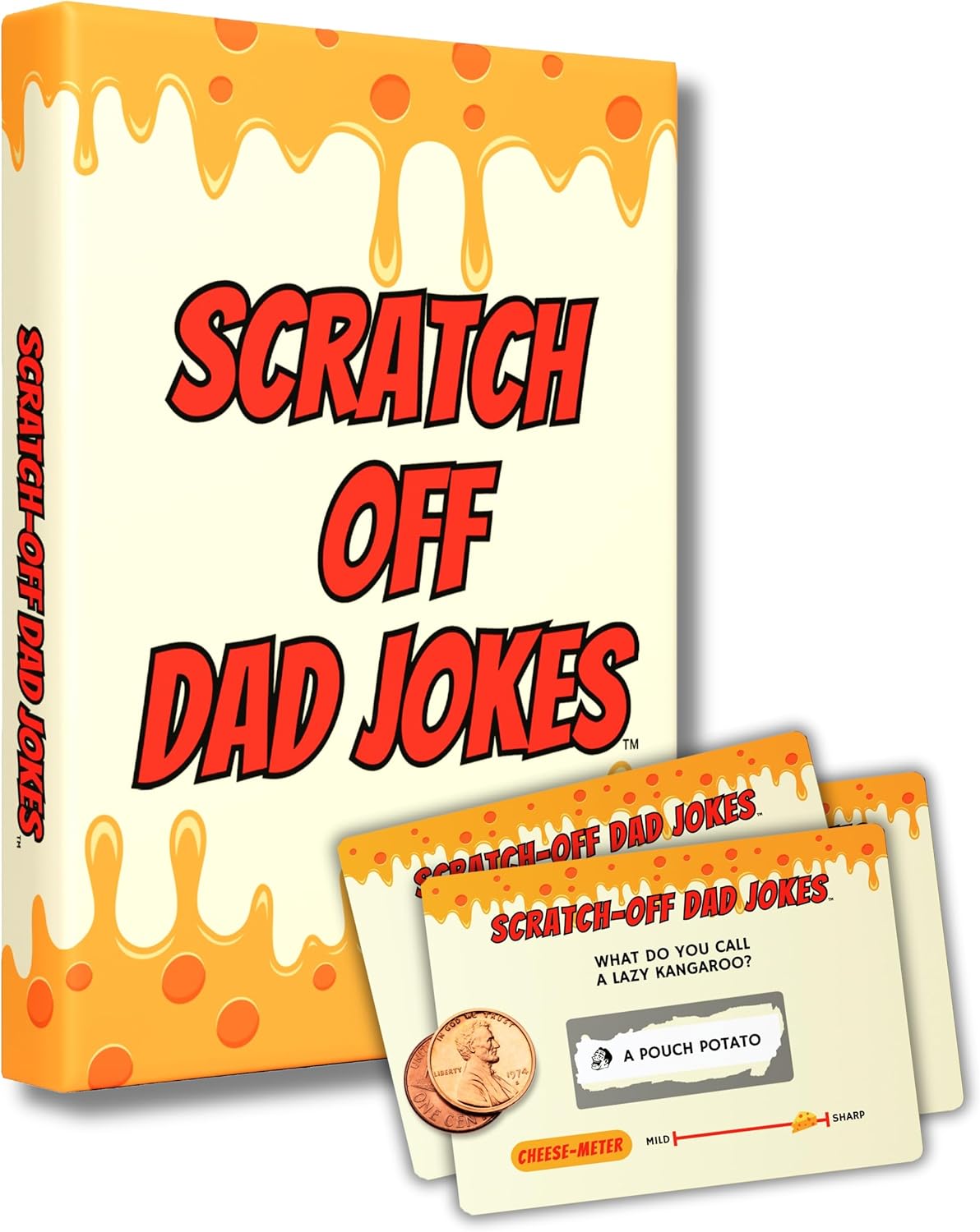 Gifts for Dad - Scratch Off Dad Jokes - Dad Christmas Gifts, White Elephant Gifts for Adults, Funny Gifts, Dad Birthday Gift, Gifts for Husband, Gifts for Men, Dad Stocking Stuffers