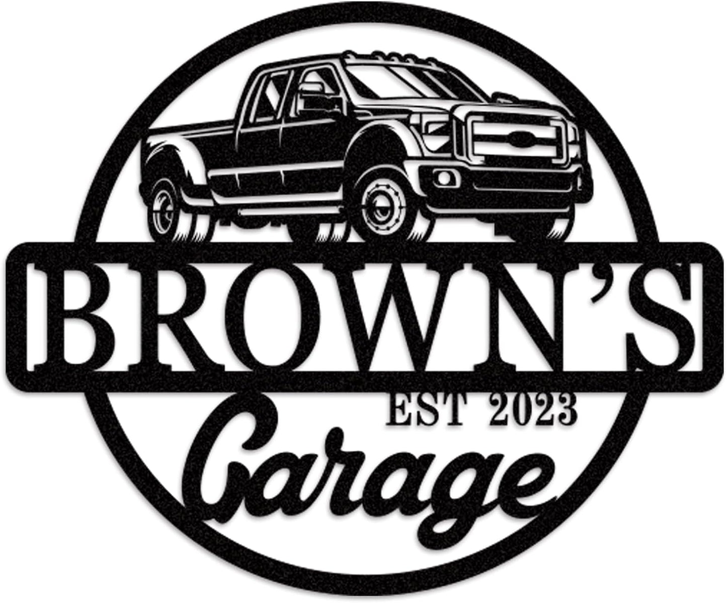 Christmas Gifts for Dad, Custom Garage Sign, Personalized Dad's Gift, Metal Dad's Garage Sign, Personalized Car Signs for Garage, Custom Workshop Sign, Grandpa's Garage Sign