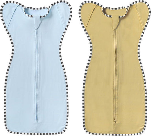 2-Pack Baby Transition Swaddle Set, Breathable Infant Sleep Sack, Soft Swaddling Sack for Boy Girl