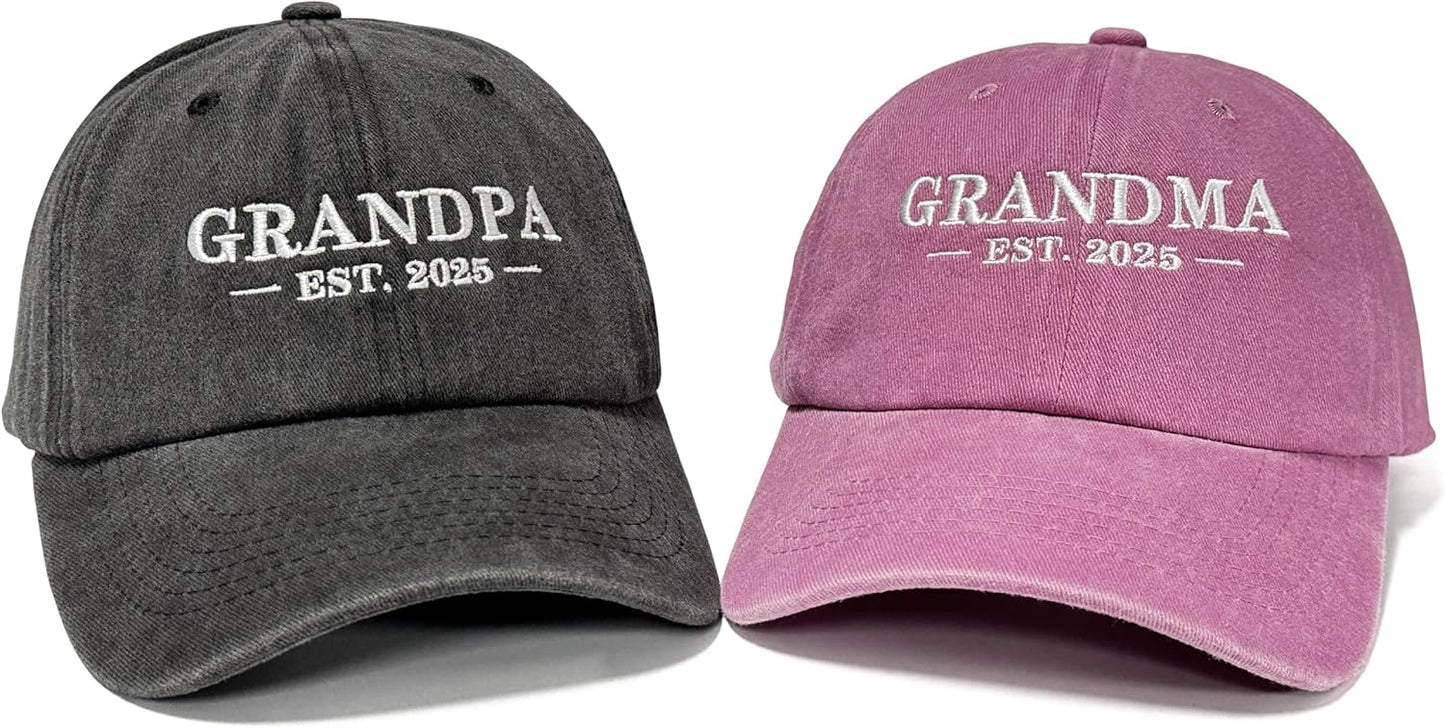 Hepandy Mr Mrs Mom Dad Captain First Mate Mama and Mini Baseball Hats