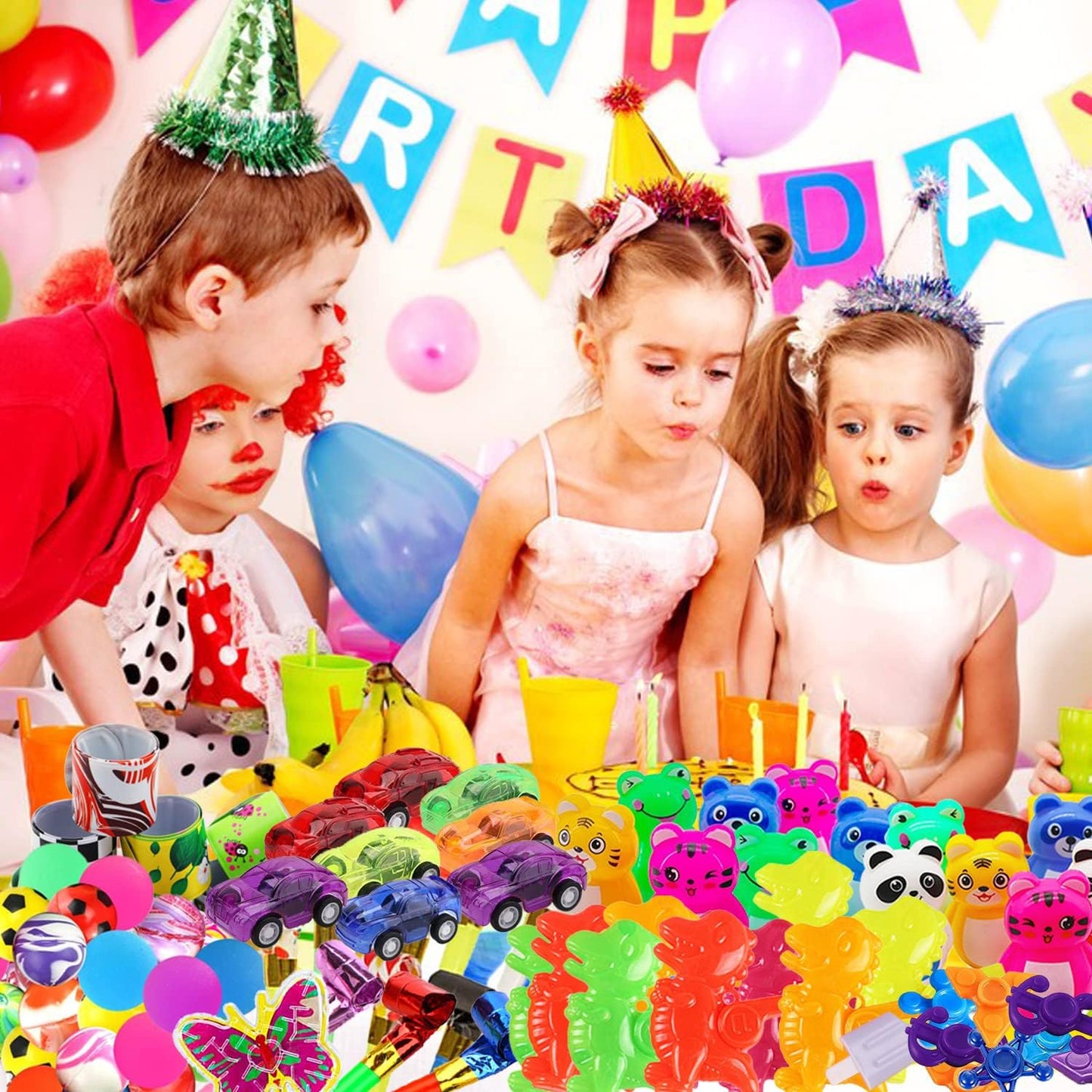 132 Pcs Party Favors - Assortment Treasure Box Toys for Kids 4-8, Classroom Prizes, Goodie Bags Stuffers, Christmas Stocking Stuffers, Pinata Fillers, Carnival Prizes