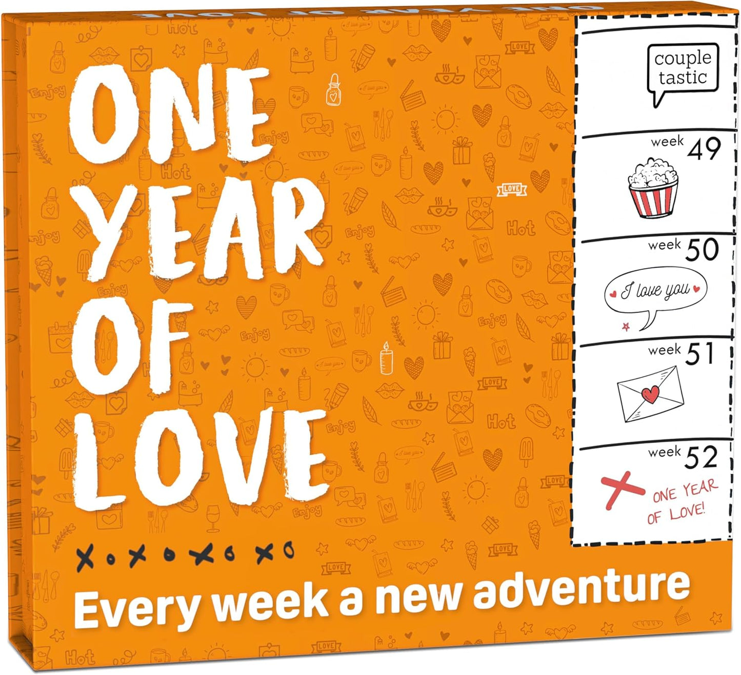 Weekly Date Night Ideas for Couples β Fun & Romantic Gift for Wedding Anniversaries, Valentineβs Day & More β For Husband, Wife, Brides & Bachelorettes β Includes 52 Unique Ideas + 52 Bonus Cards