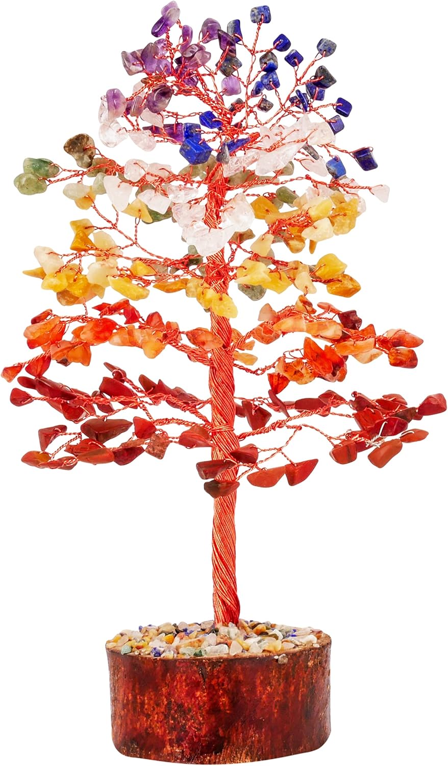 FASHIONZAADI 7 Chakra Tree of Life, Crystals and Healing Stones, Birthday Gifts for Women - Crystal Tree for Positive Energy, Home Office Decor, Spiritual Gifts for Women