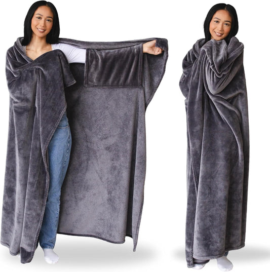 Wearable Blankets for Women, Adult Wearable Blanket Men, Girlfriend Gifts for Women Dorm Room Essentials for Her