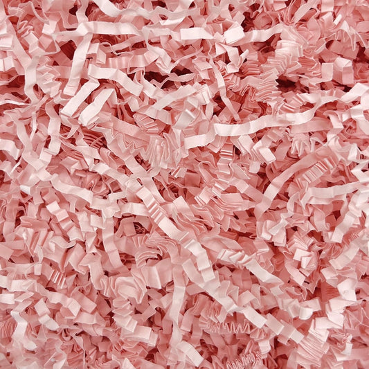 ZEBMOON 2 LB Light Pink Crinkle Cut Paper Shred Filler Great for Gift Wrapping, Basket Filling, Birthday, Wedding, Halloween, Thanksgiving, Christmas Day, New Year Party Decorations Filling Supplies