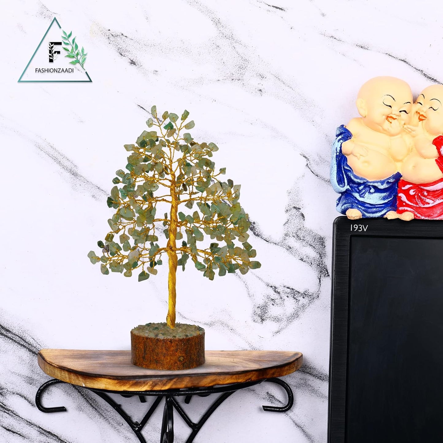 Green Jade Crystal - Crystal Trees - Jade - Tree of Life - Chakra Crystals - Meditation Gifts - Office Decor - Spiritual Gifts - Desk Decorations - Gifts for Home - Feng Shui Tree - Bonsai Money Tree