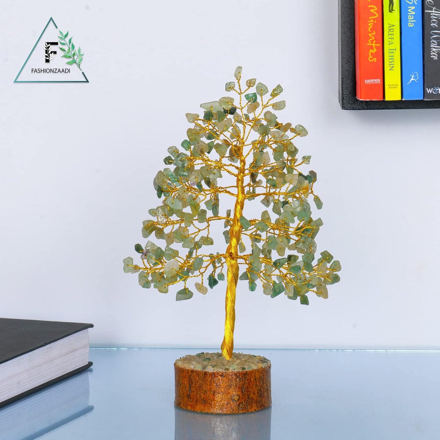 Green Jade Crystal - Crystal Trees - Jade - Tree of Life - Chakra Crystals - Meditation Gifts - Office Decor - Spiritual Gifts - Desk Decorations - Gifts for Home - Feng Shui Tree - Bonsai Money Tree