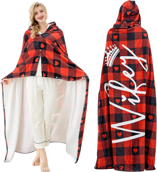 Gift for Wife, Wife Wearable Blanket Gifts from Husband, Gift for Women for Anniversary Christmas Valentines Mothers Day