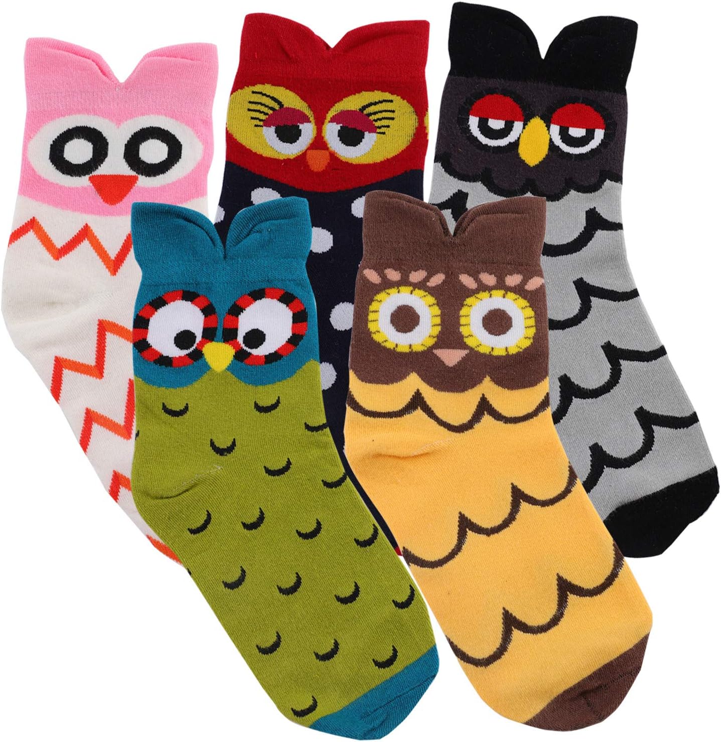 Jeasona Women's Cat Socks Cat Gifts Cute Animal Socks Dog Owl Gifts for Women