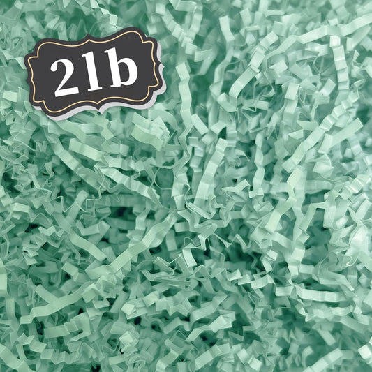 ZEBMOON 2 LB Blue A Crinkle Cut Paper Shred Filler Great for Gift Wrapping, Basket Filling, Birthday, Wedding, Halloween, Thanksgiving, Christmas Day, New Year Party Decorations Filling Supplies