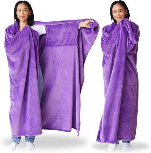Wearable Blankets for Women, Adult Wearable Blanket Men, Girlfriend Gifts for Women Dorm Room Essentials for Her