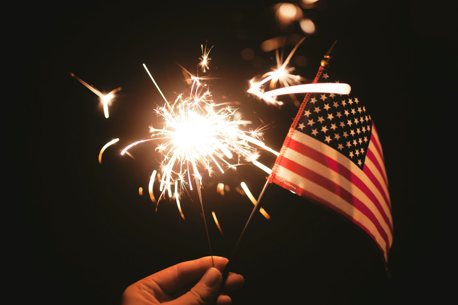 Fourth of July decor  holiday decorations  party supplies Fourth of July Decor	patriotic home decor	4th of july tableware	american flag bundle