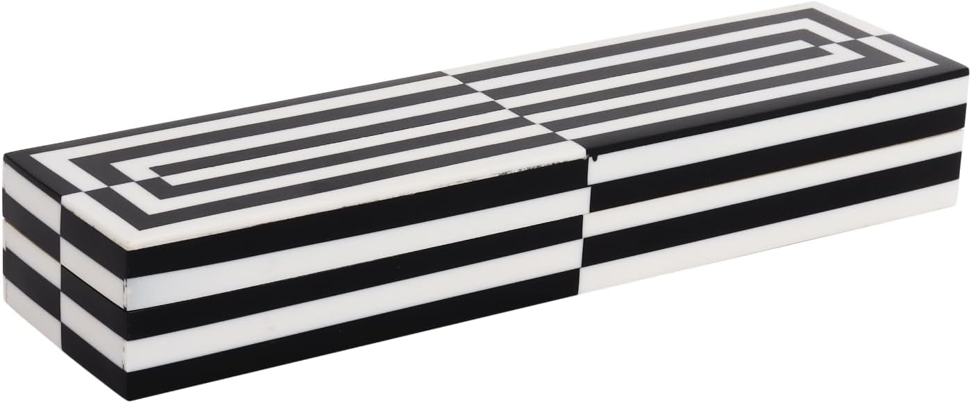 Handicrafts Home Handmade Puzzle Collection Decorative Jewelry Box Organizer – Keepsakes, Trinkets, and Home Decor – Antique Coffee Table Storage, Memory Box, Farmhouse Style Decor Slide, 10x2.5x1.5